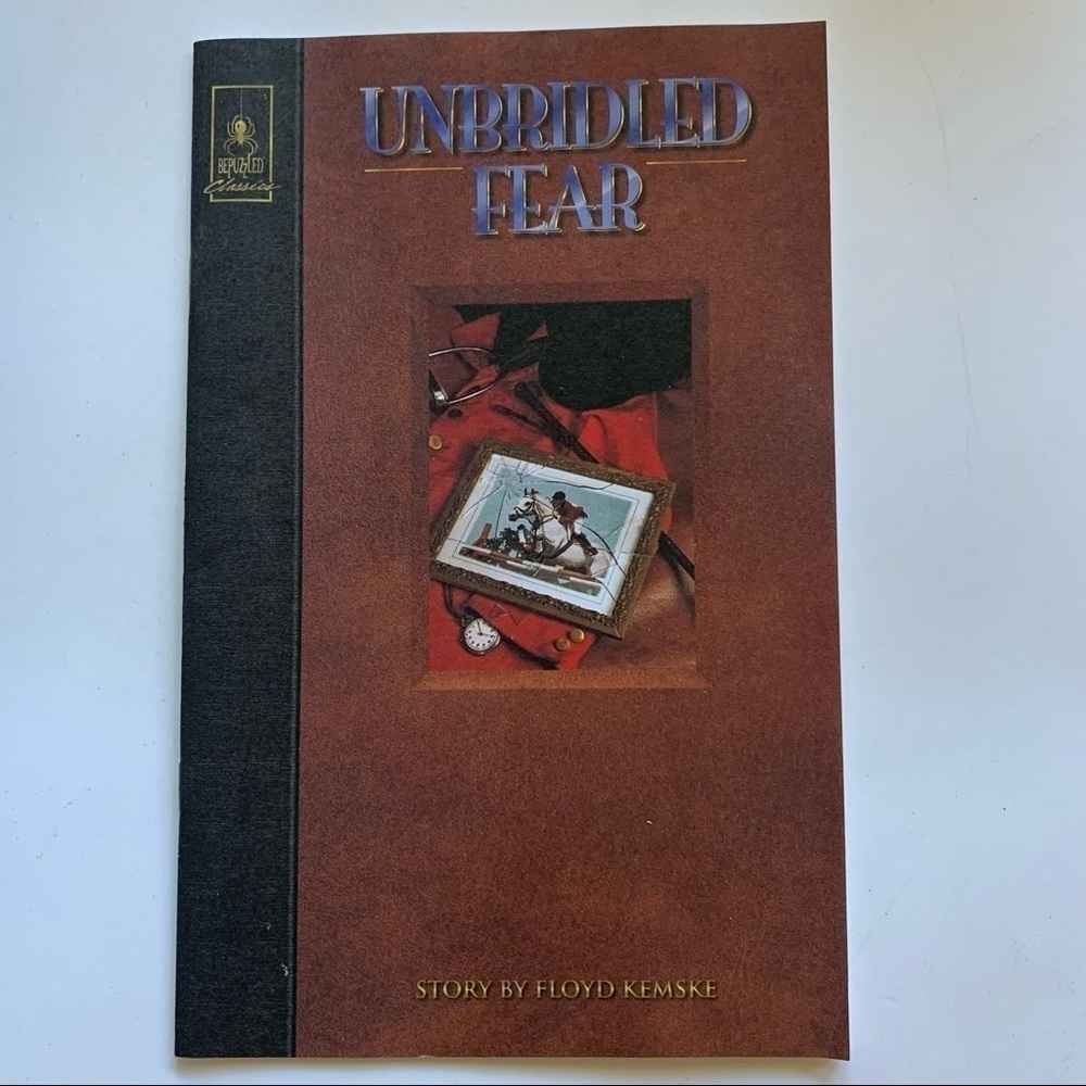 Vintage mystery jigsaw puzzle game “Unbridled Fear” 1000 pieces, 1997 age 12 up - Picture 8 of 14